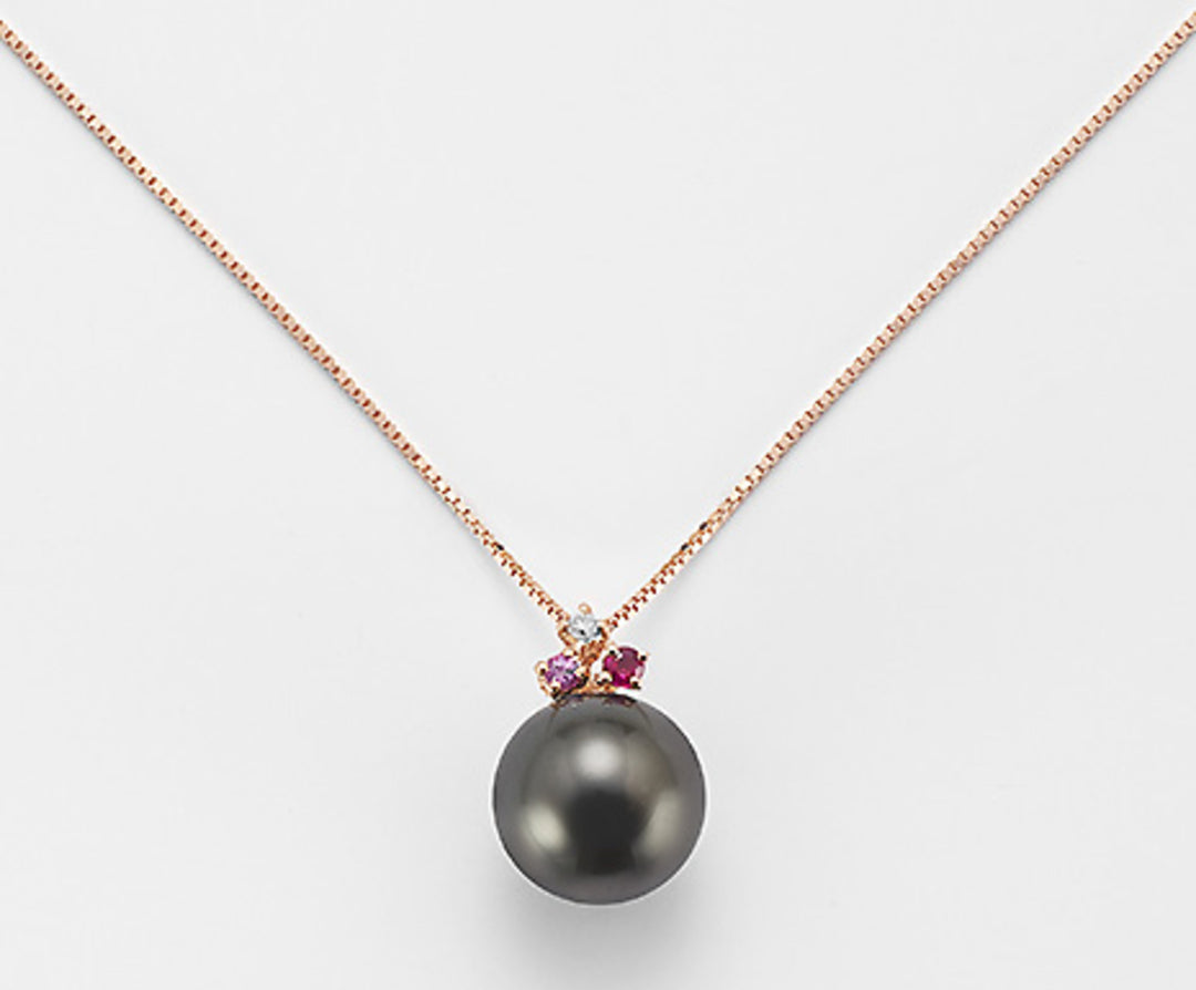 Nihama cl 18k sspb 10/11 ct.0.02 ruby ct.0.06 pink sapph.0.04 ct. ND0970O3SANE100