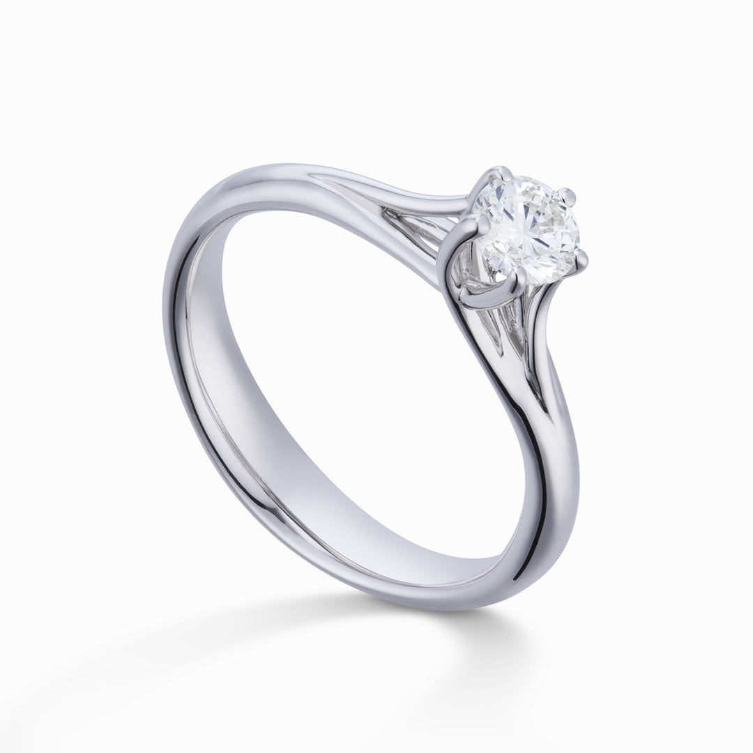 Golay grace solitaire ring 5 prongs ASL009WDI-20328000018