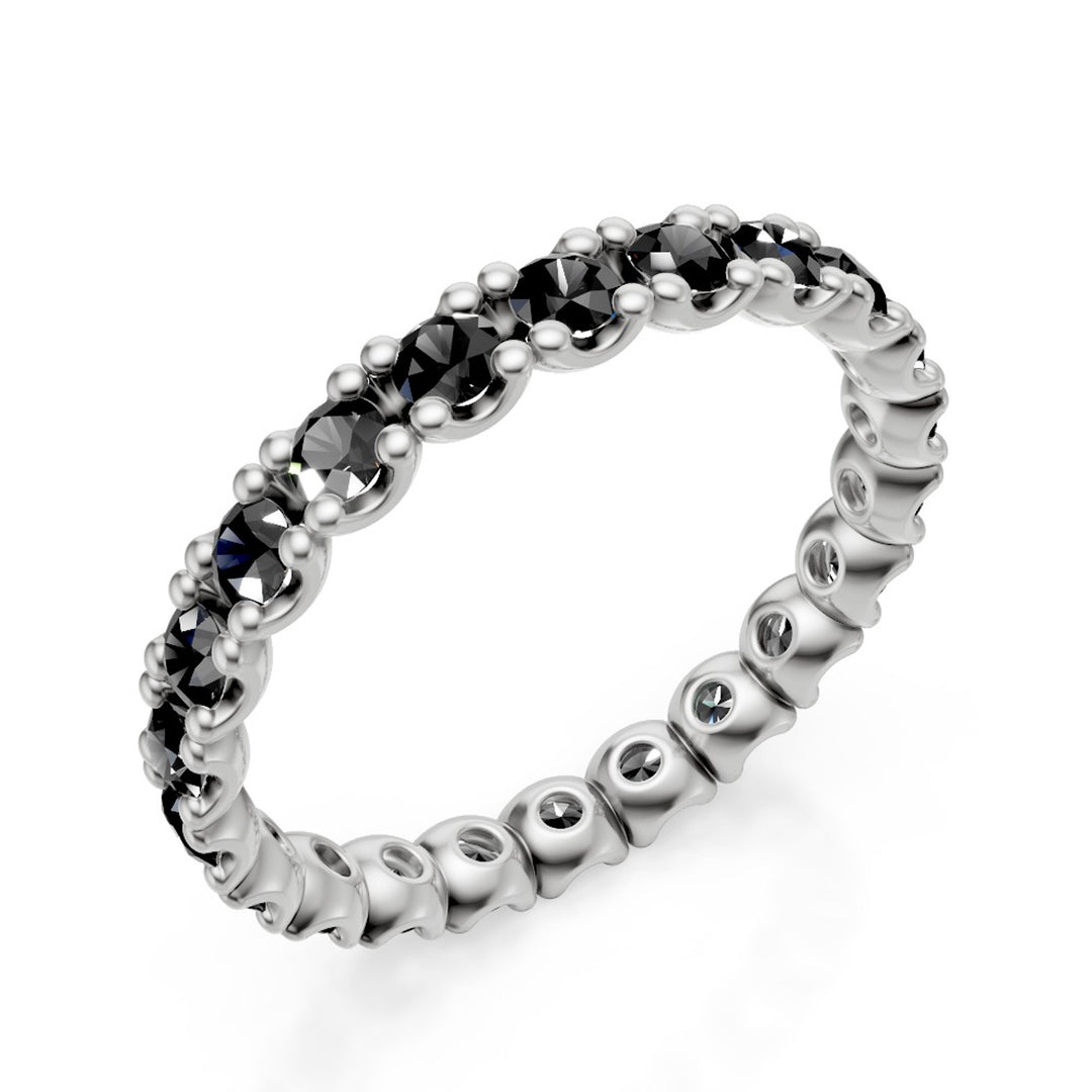 X-Diamond an 9kt black spinel ct. 1.15 white gold LXDAET010R4SBK