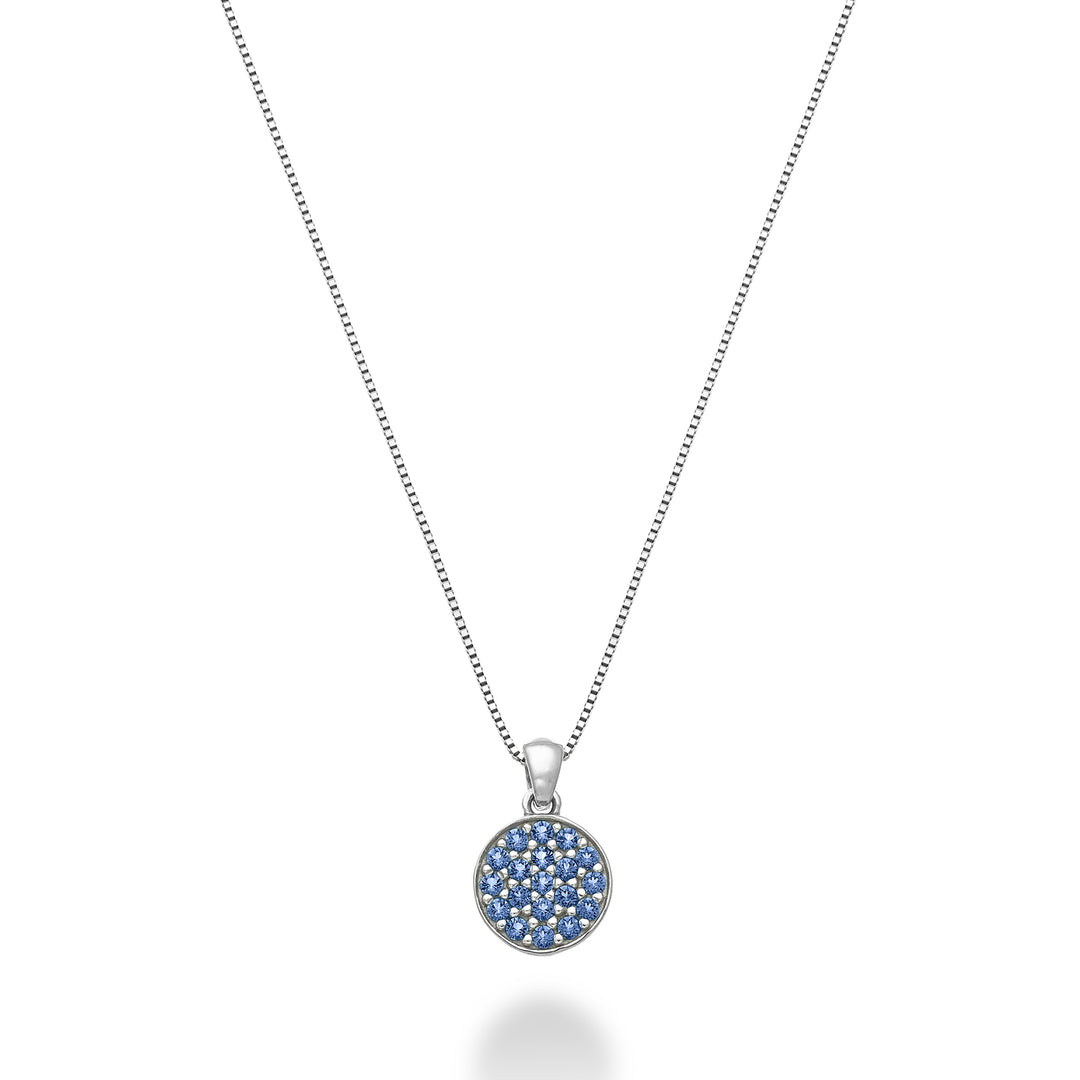 Nihama cl 18k round sapphires 0.14 ct ND5165O4ZFR
