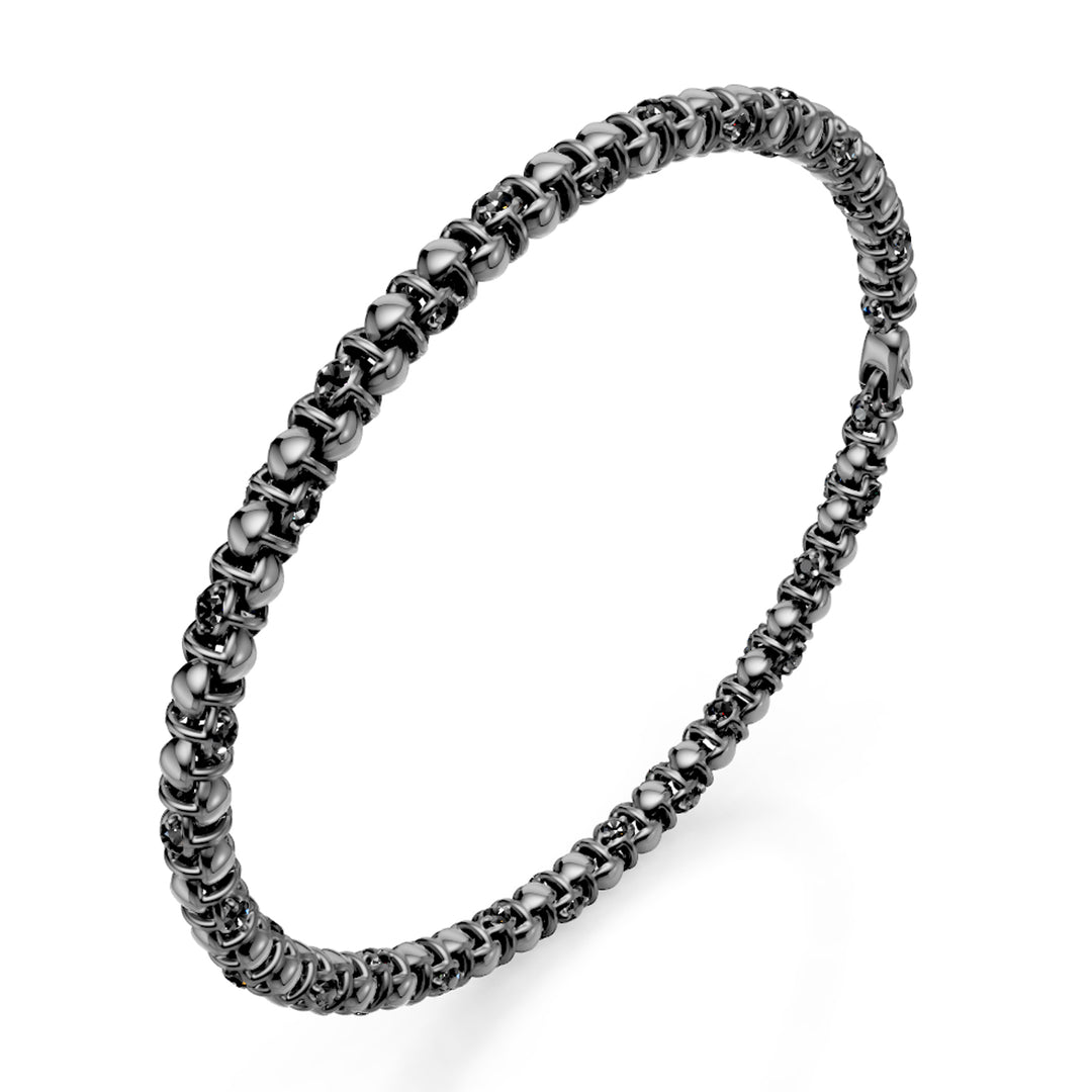 Golay soft mesh bracelet with black diam 0.03 ct BD542BK003N-200-24288110064