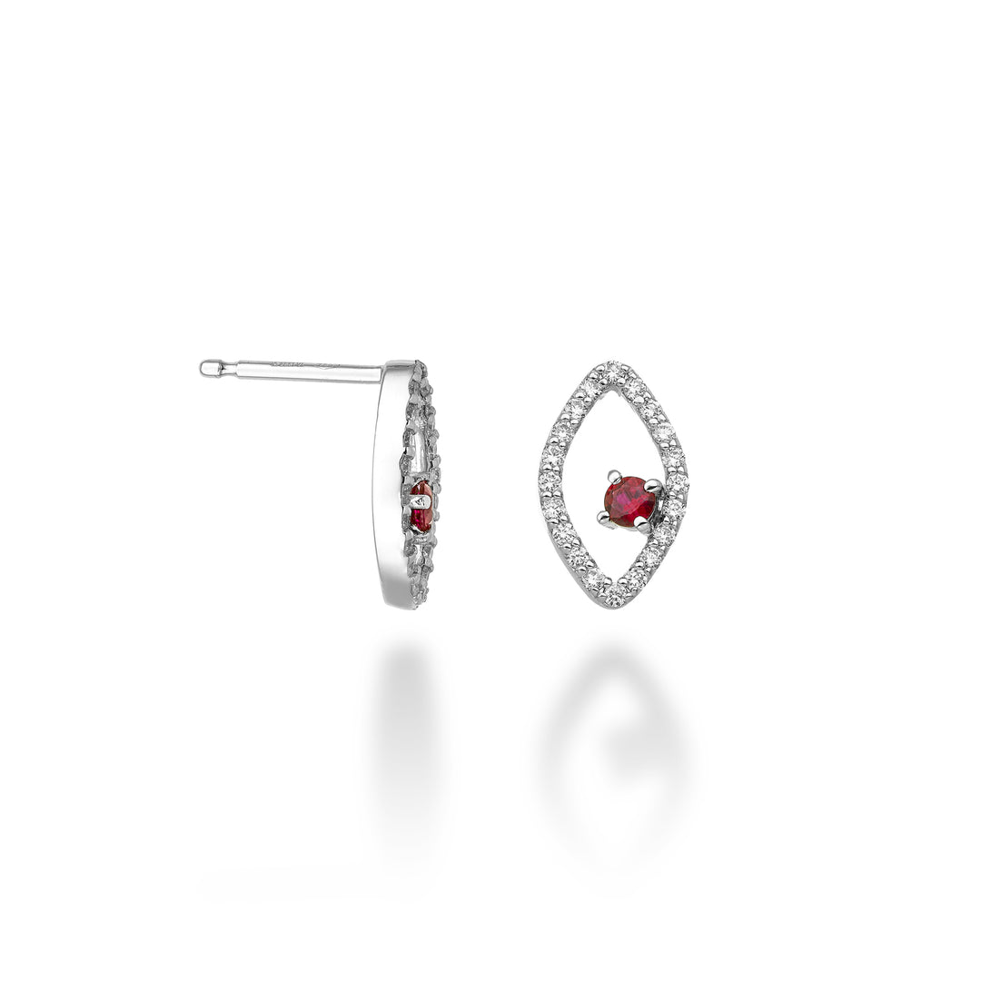 World Diamond Group or 18k "eye" ruby ​​n. ct. 0.22 dia ct. 0.30 GO5140O4RBN052