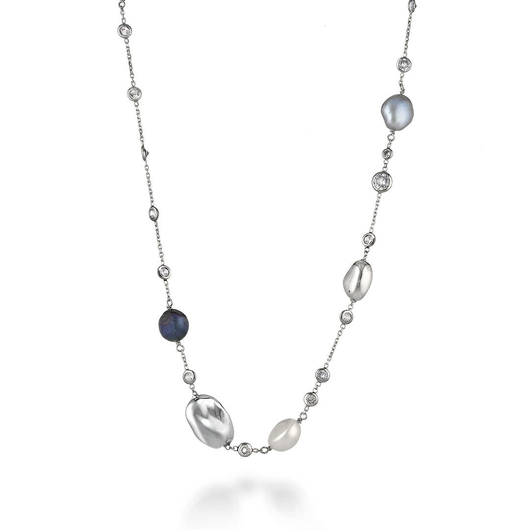 Nihama cl ag925 fw bar 9/10 gem swarovski ND7591A4FDBI910