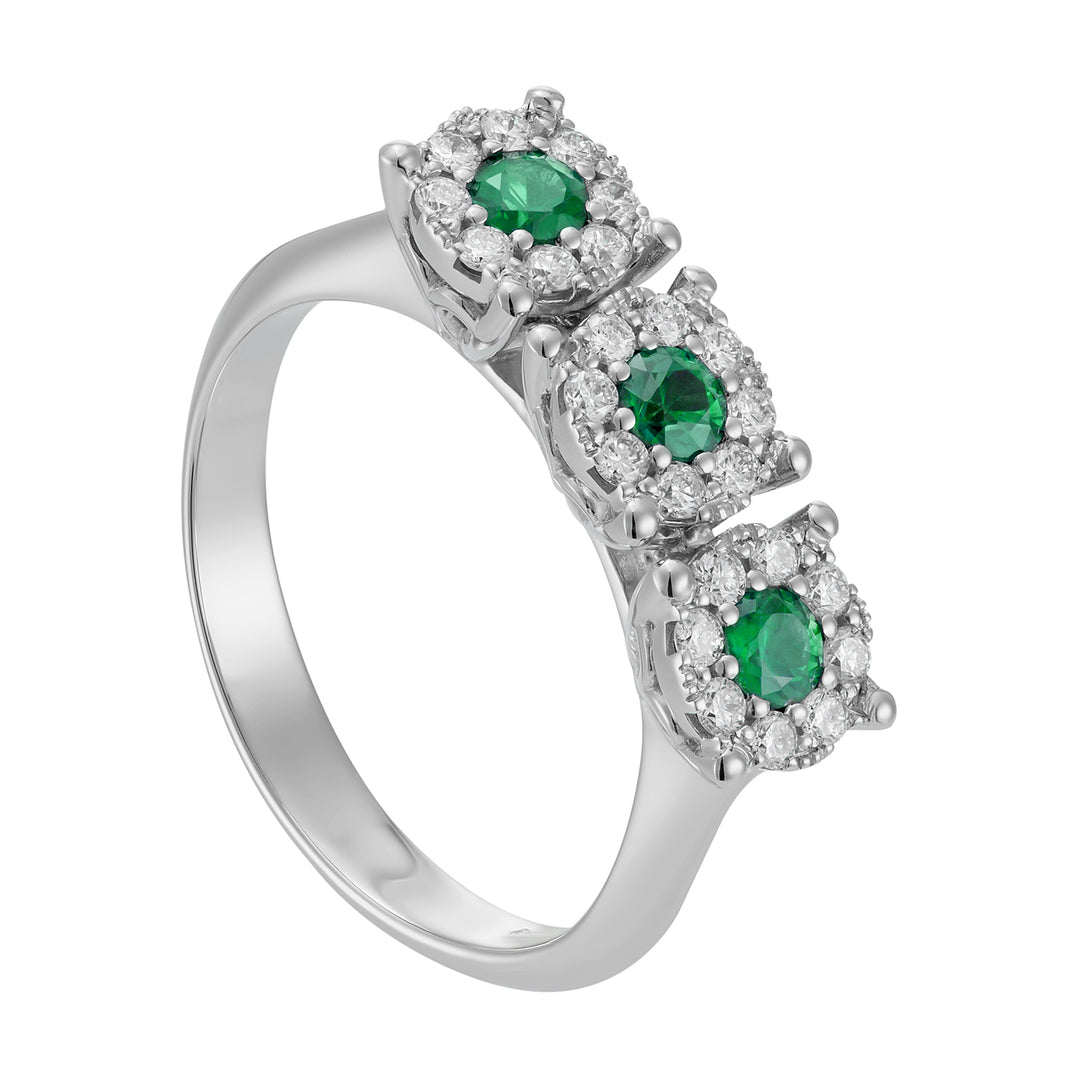 Mikiko an 18k emerald n. ct.0.27 diam. 0.29 ct MAGICETR01DISMO4