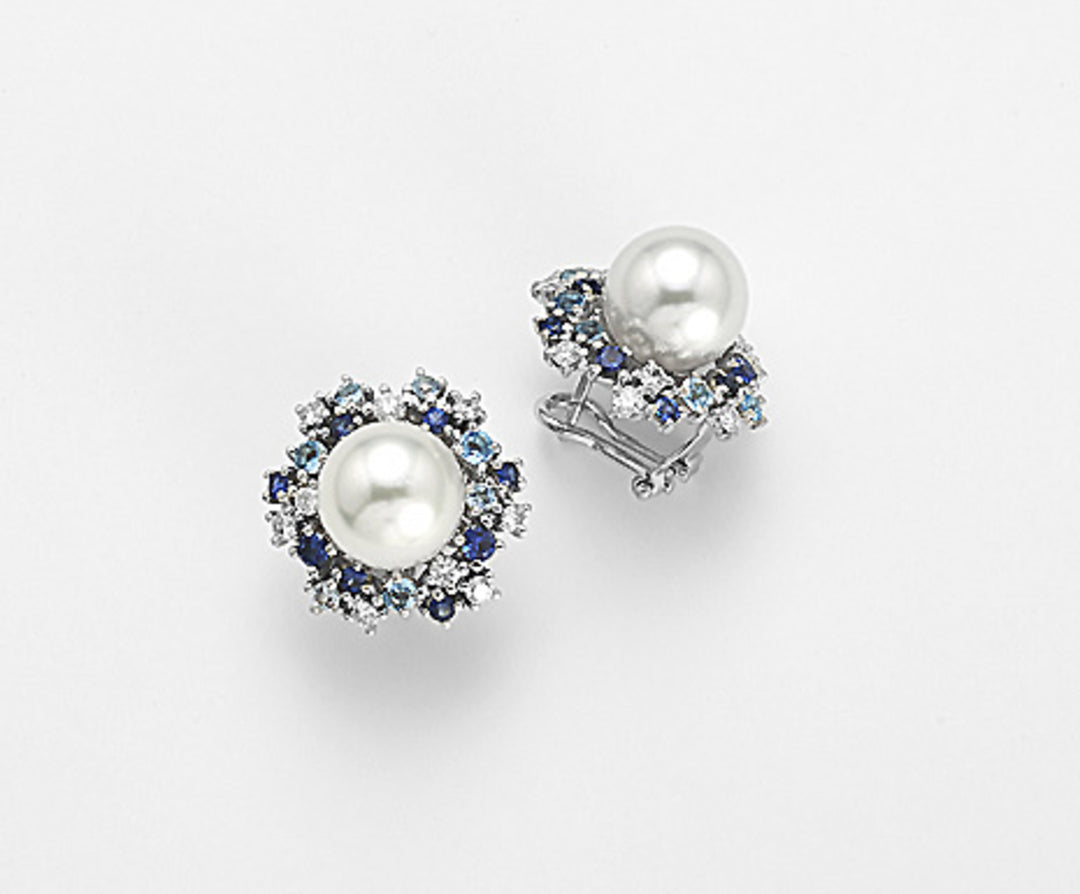 Mikiko or 18k sspw 10/11 ct.0.70 blue sapphires and blue topaz urri ct.1.76 MO1348O4SABI100