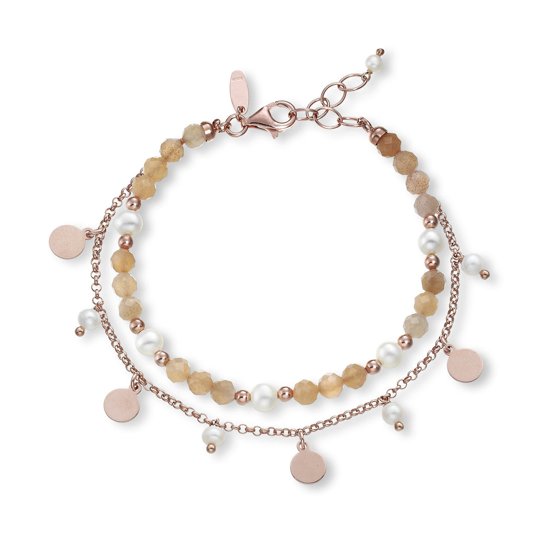 Nihama br ag925 fw 4/4,5 5/5,5 moonstone 4mm NB7439A3PINK