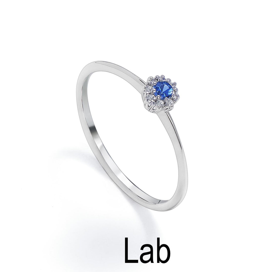 Nihama an 18k sapphire lab ct.0,08 diam. 0.04 ct size 1 NA5139O4ZFL008