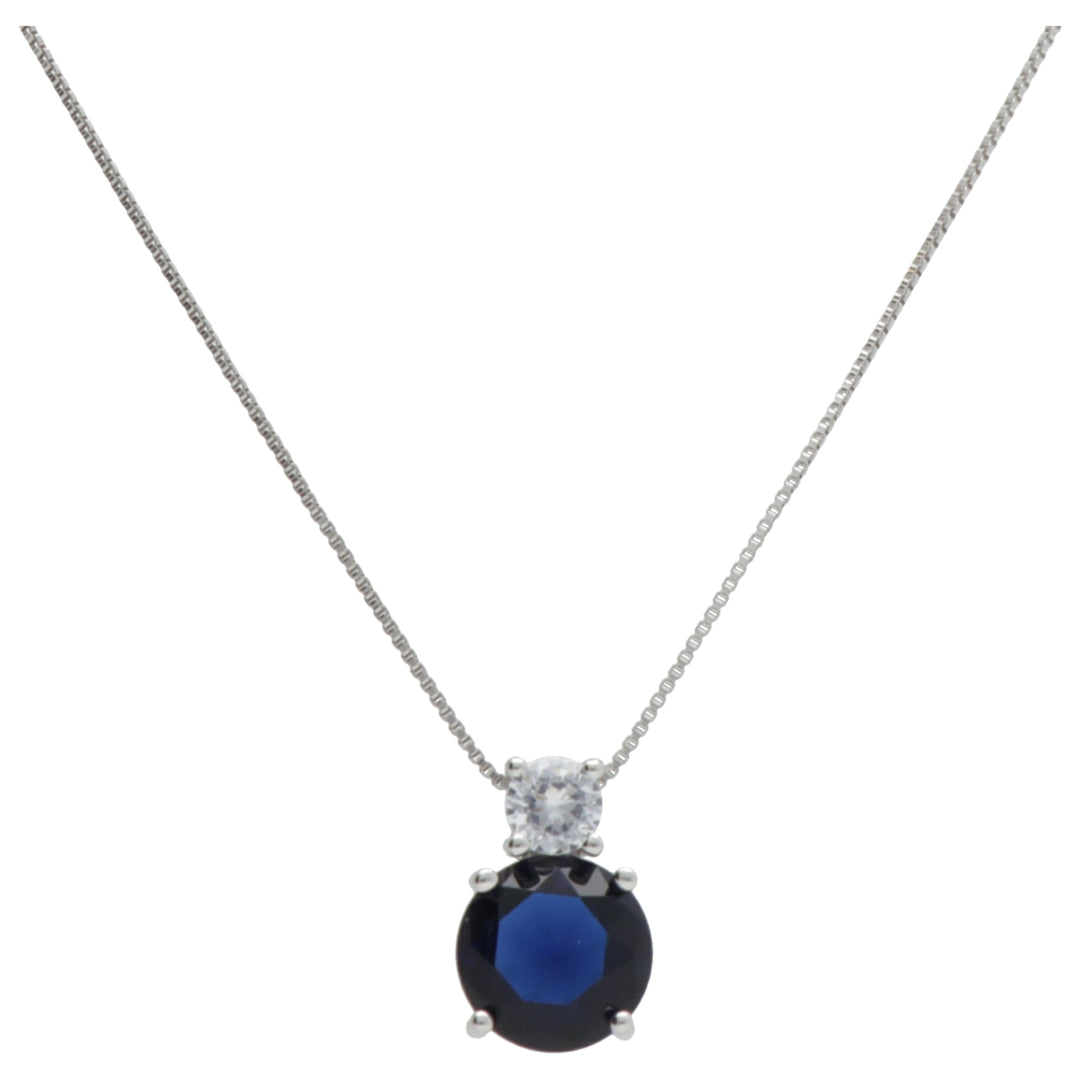 Nihama cl ag925 gem swarovski white and blue ND7571A4BLU0000