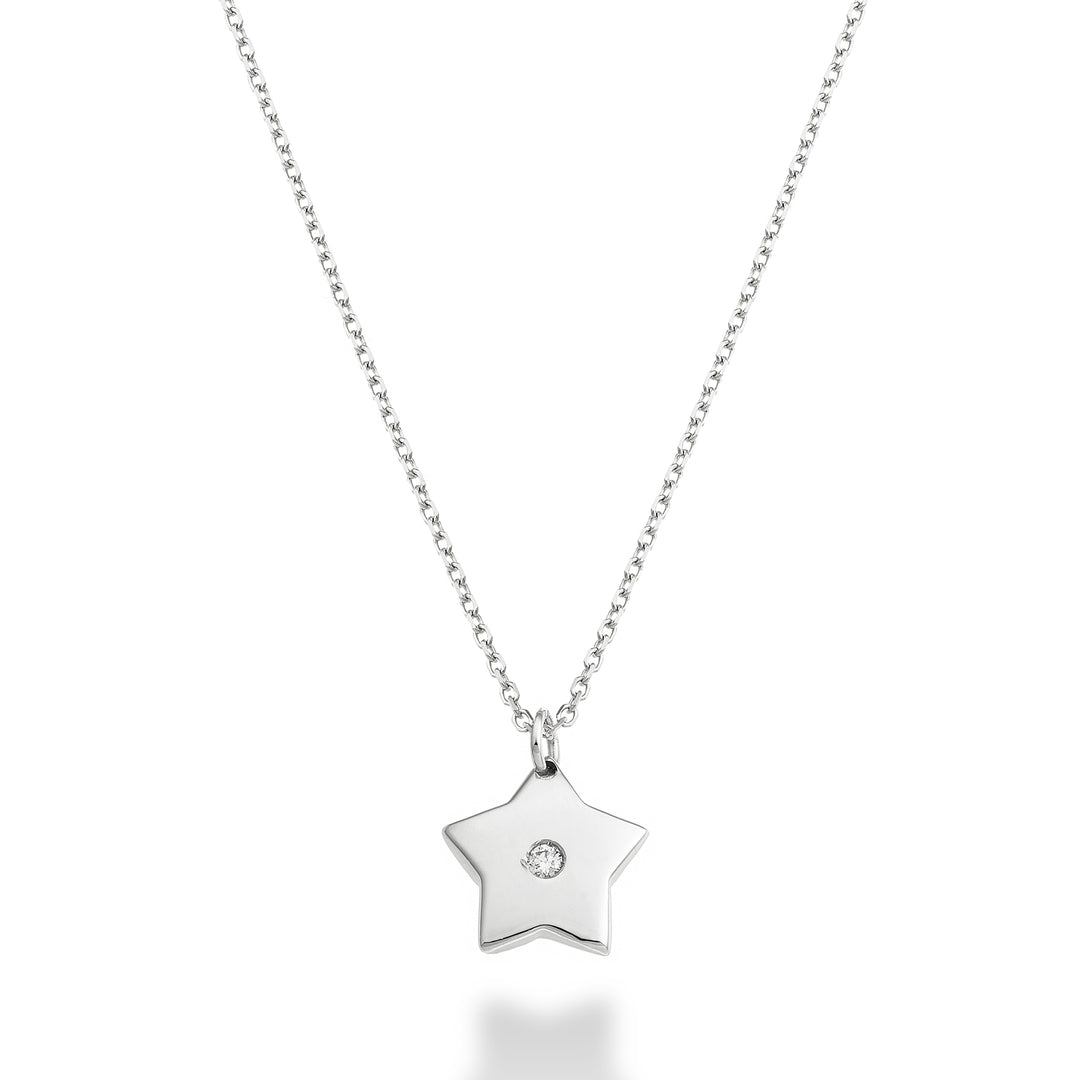 Nihama cl 18k star 0.01 ct white gold ND5128O4BR001