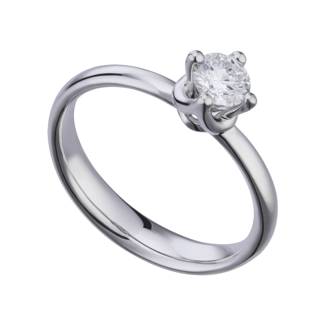 World Diamond Group 4 prong solitaire ring ASL042DI-21025110041
