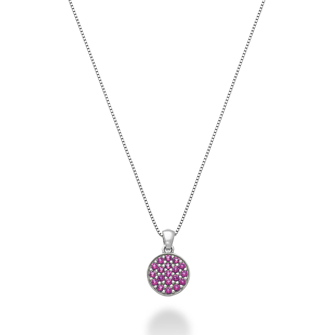 Nihama cl 18k round rubies 0.12 ct ND5165O4RBR