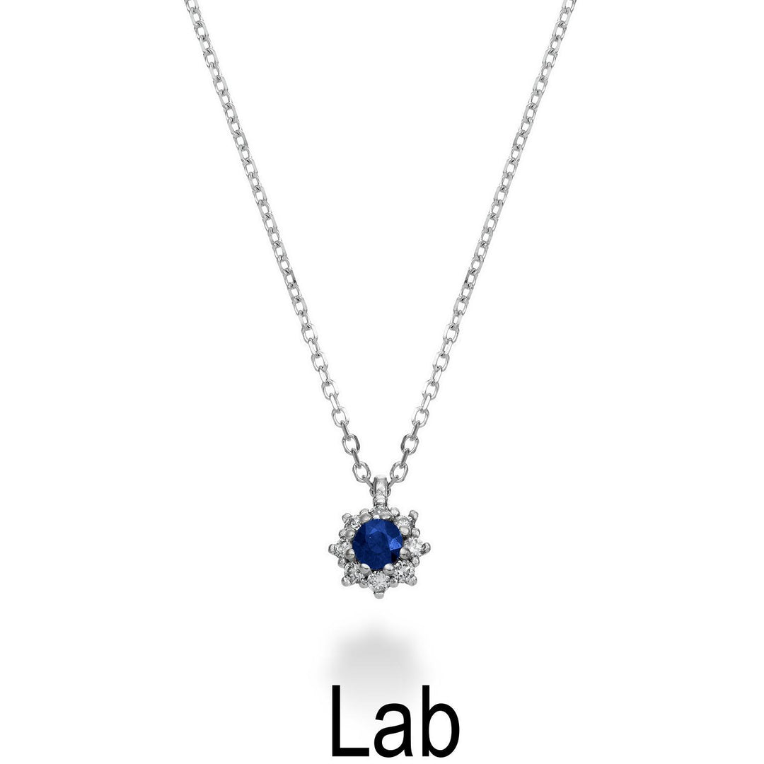 Nihama cl 18k sapphire lab ct.0.08 diam. 0.04 ct size 1 ND5084O4ZFL008