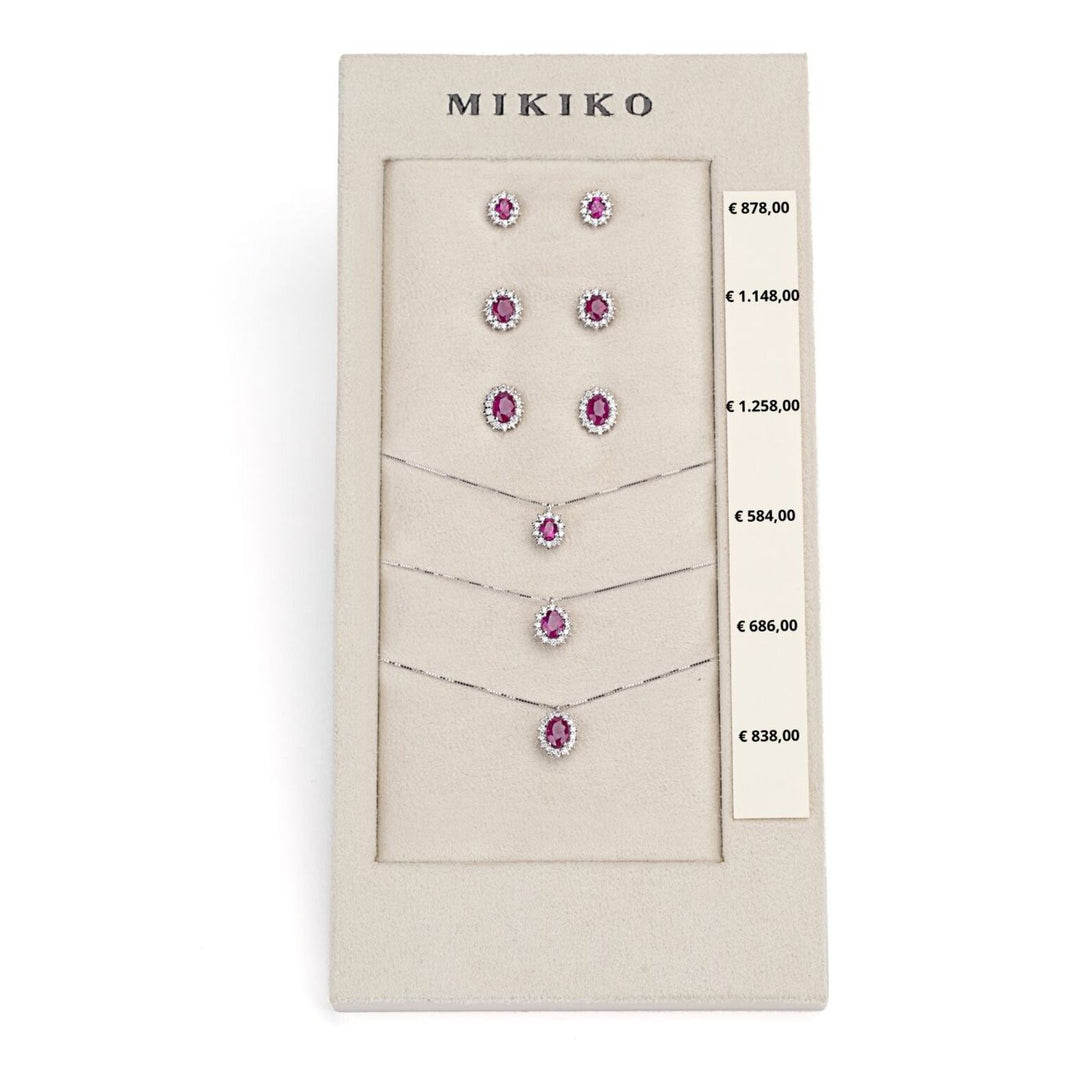 Mikiko package cl 5125/5126/5086 + or 5103/5014/5068 18kt oval 4x3/5x4/6x4 nat. ruby. M.LIGHTBOX.17-N