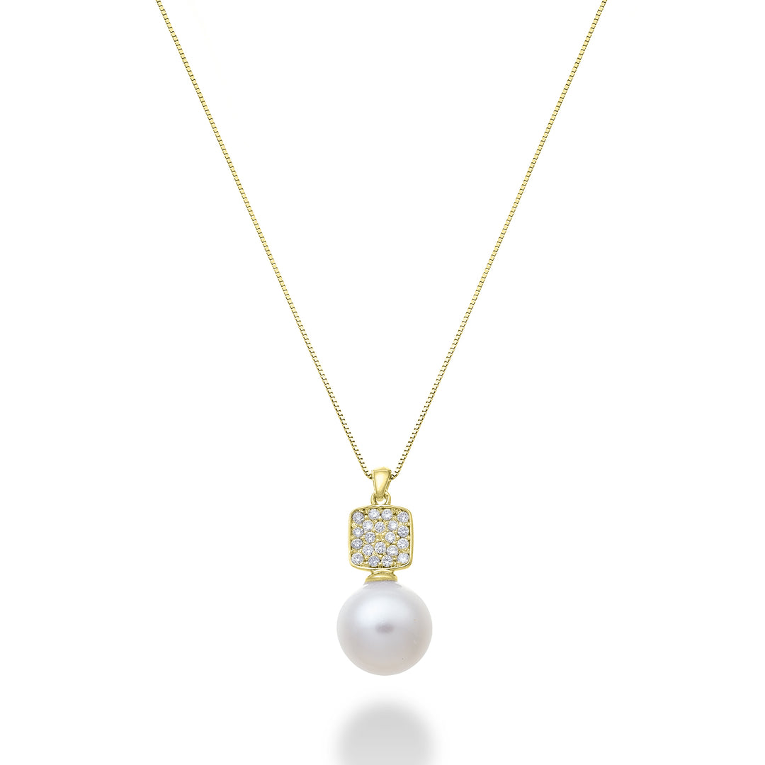 Nihama cl 18k square fw 8/8.5 ct.0.12 yellow gold ND1093O1FABI080