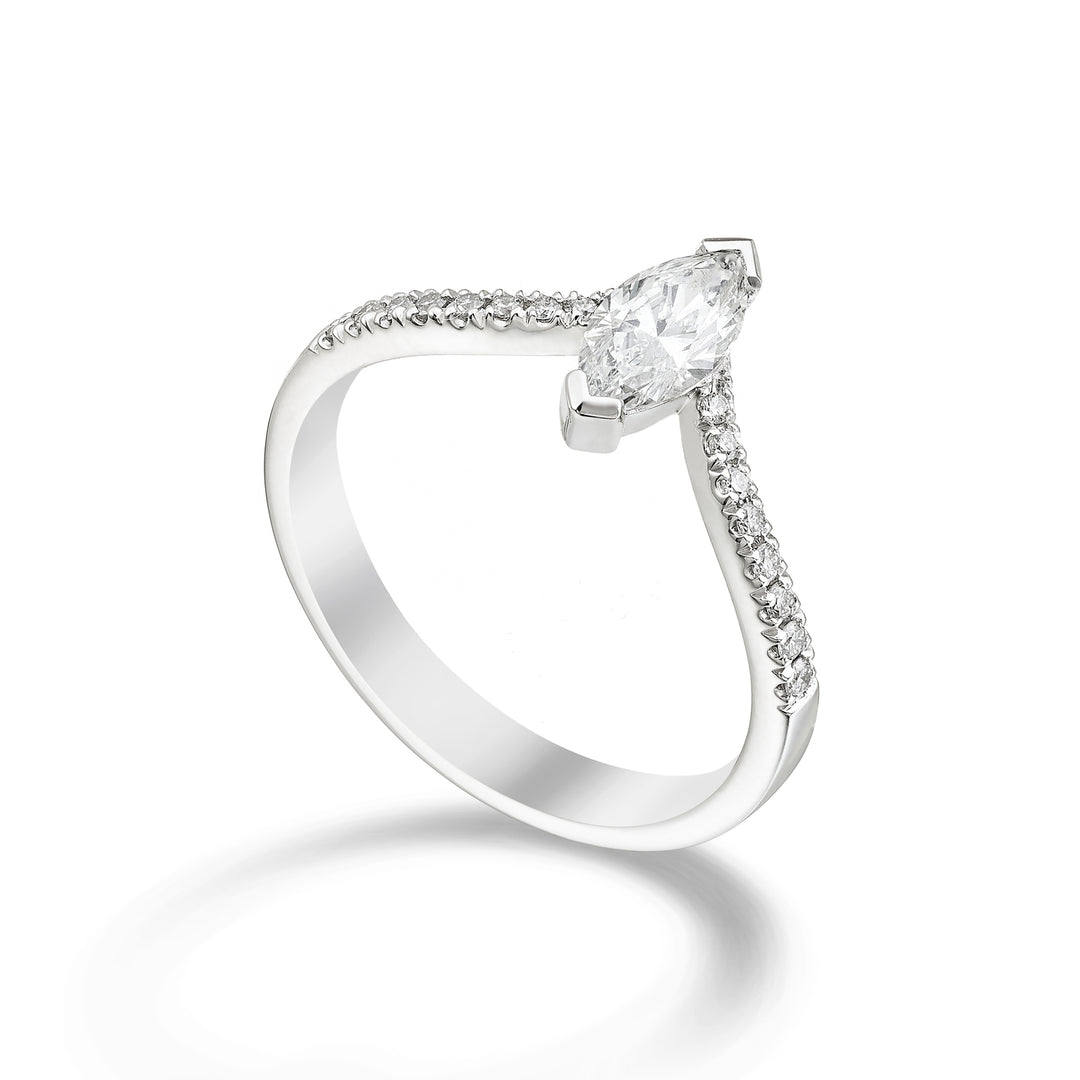 Golay ring solitaire diam marquise shank inc. cen. 0.30ct ASLCMQ003DI30-23348110046