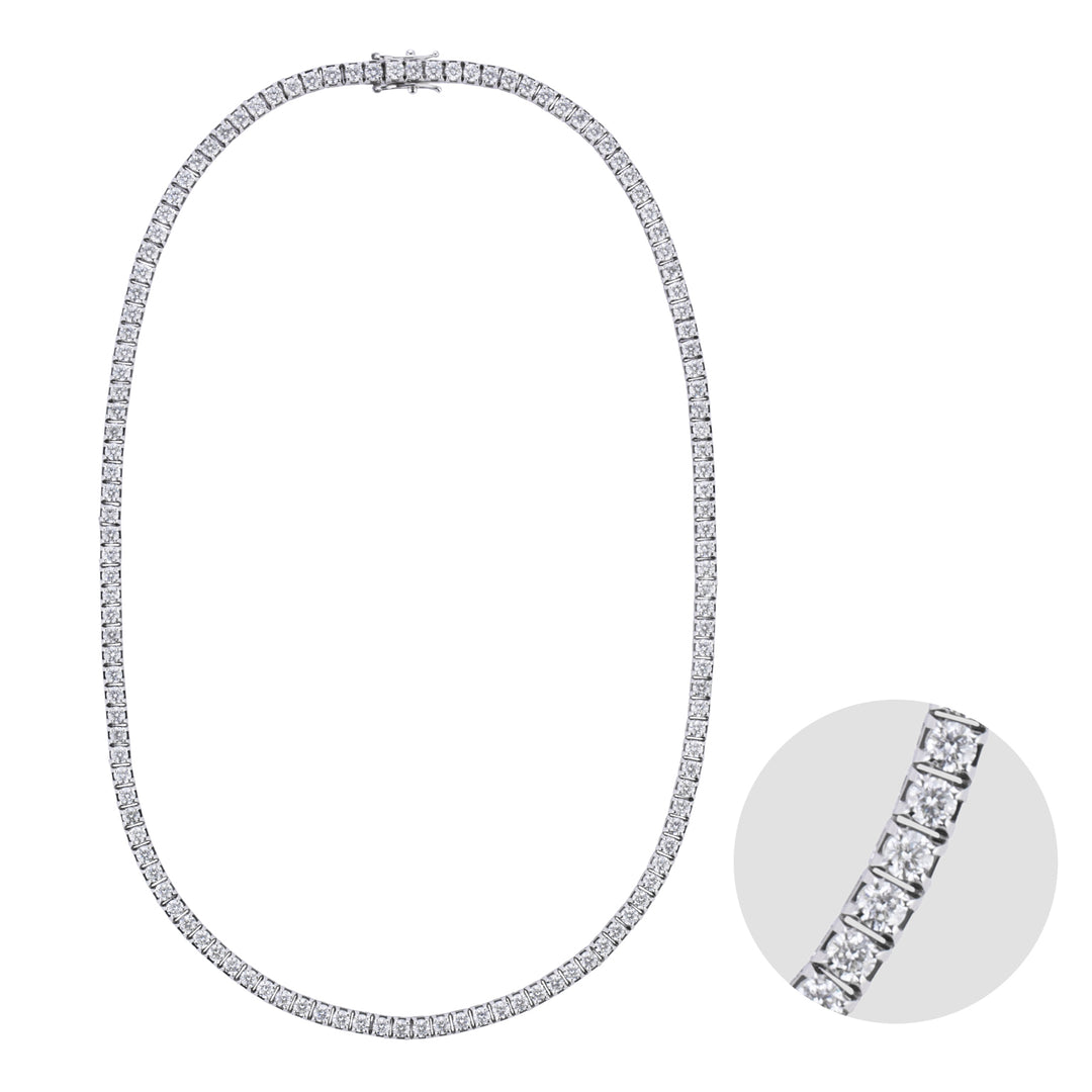 Golay linear tennis necklace pyramid 42 cm 6.60 ct GTQ060DI004-420-25332110153
