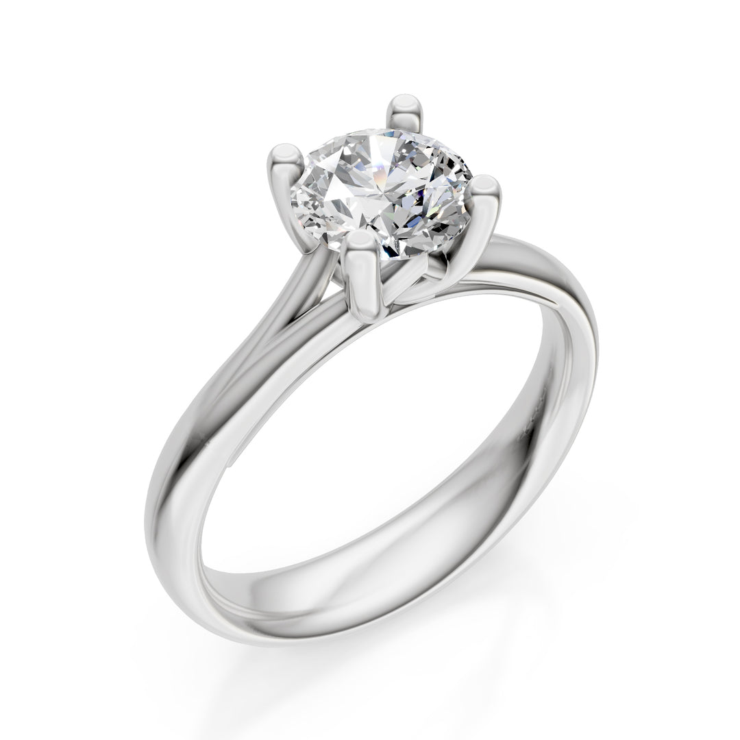 World Diamond Group platinum solitaire ring ASL400DIPT-25092110055