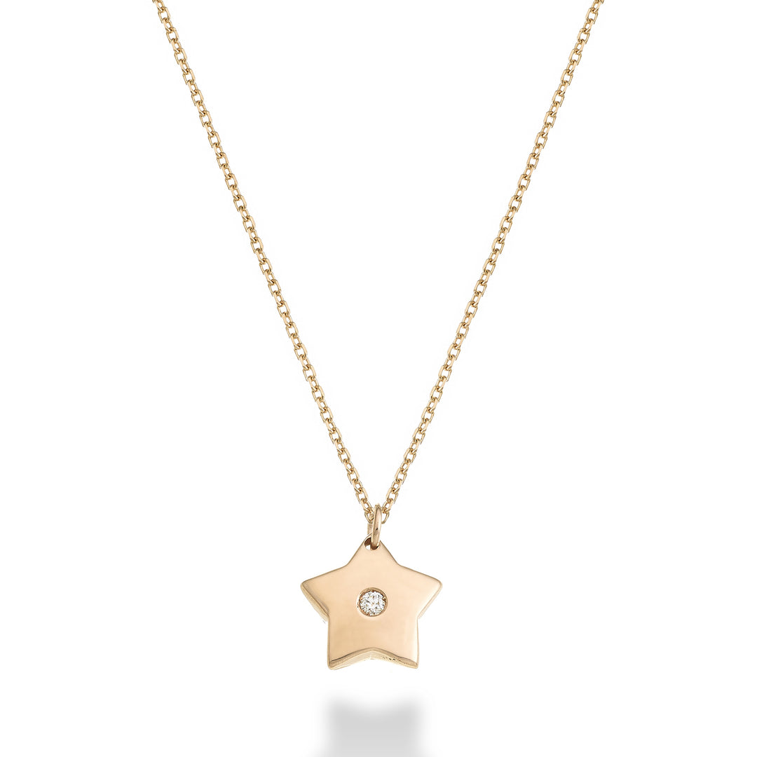 Nihama cl 18k star 0.01 ct rose gold ND5128O3BR001