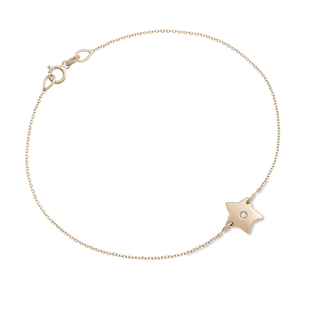 Nihama br 18k star 0.01 ct rose gold NB5040O3BR001