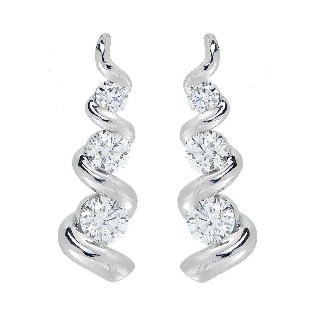 Golay trilogy spiral earrings scal 7+13+23 pt ONE71323-17181110075