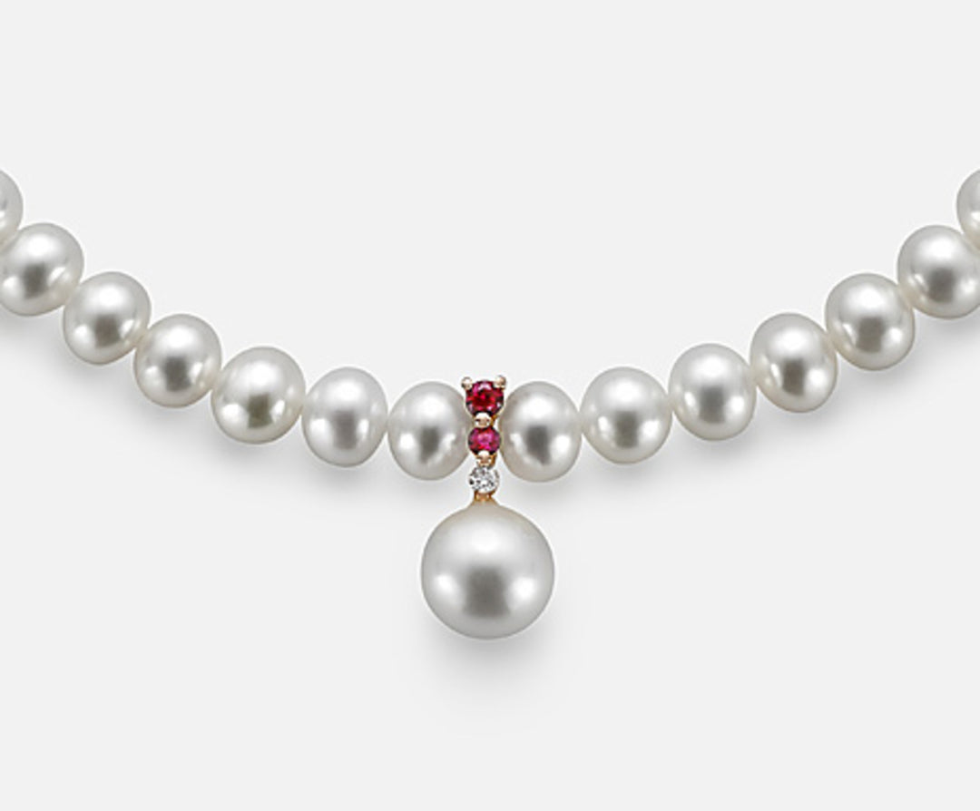 Nihama cl 18k fw 5/5.5 ct.0.015 rubies 0.075c ct/cups NC1541O3FCBI050