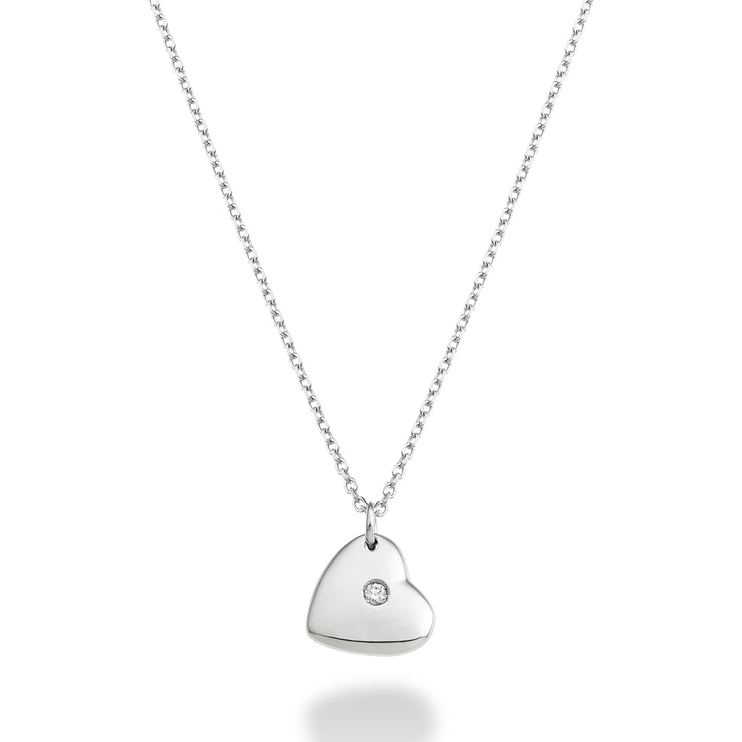 Nihama cl 18k heart 0.01 ct white gold ND5127O4BR001