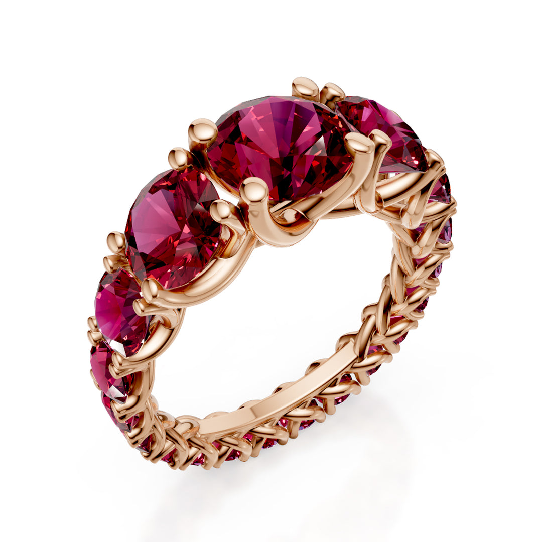 Golay scalar grace girodito ring with rubies ABIC1498RR