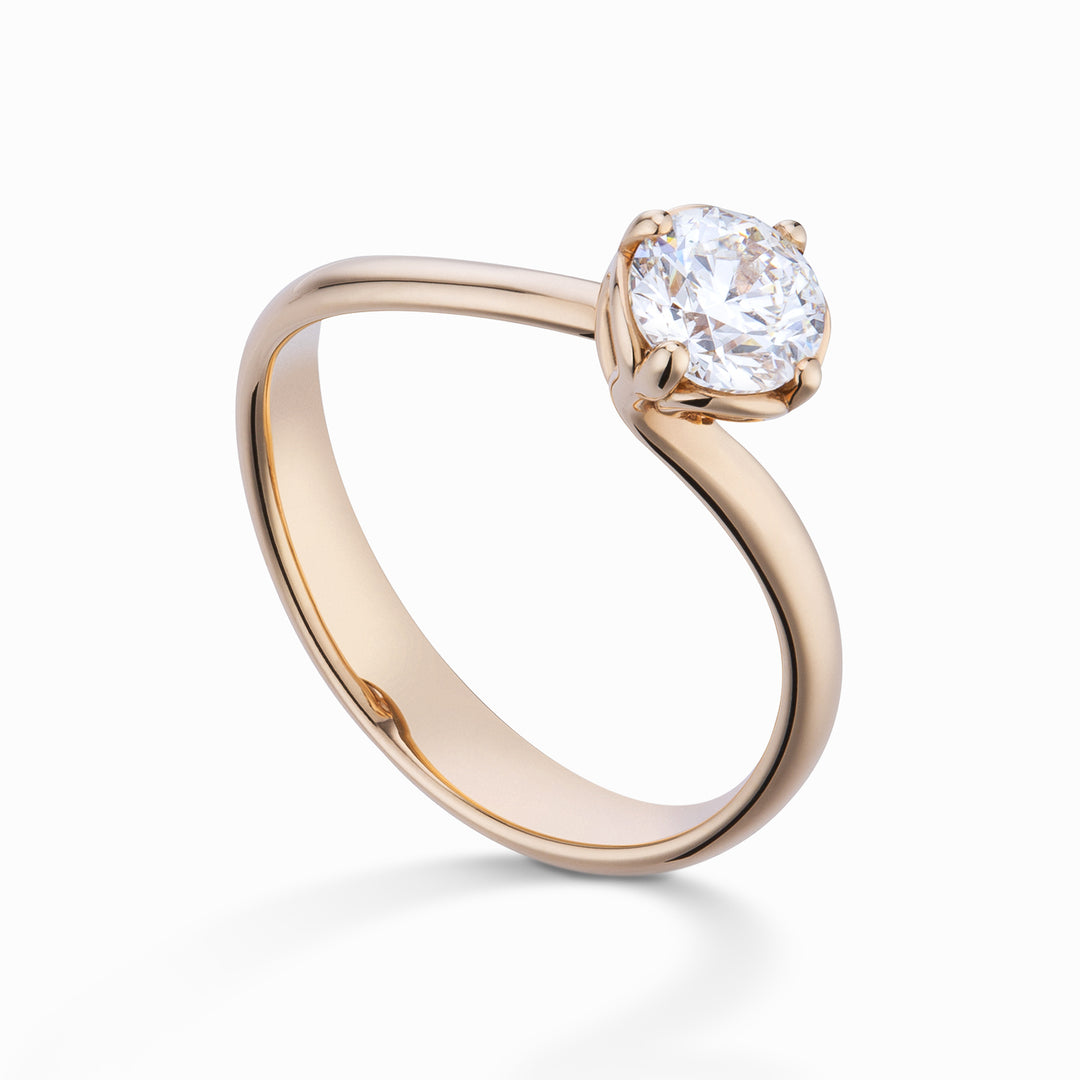 World Diamond Group solitaire dew rose gold ASL006RWDI-16307110289
