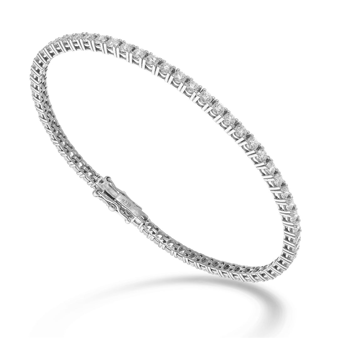 World Diamond Group cast tennis bracelet. light wire ct 0.005 each BTF800D0008-175-25343110181