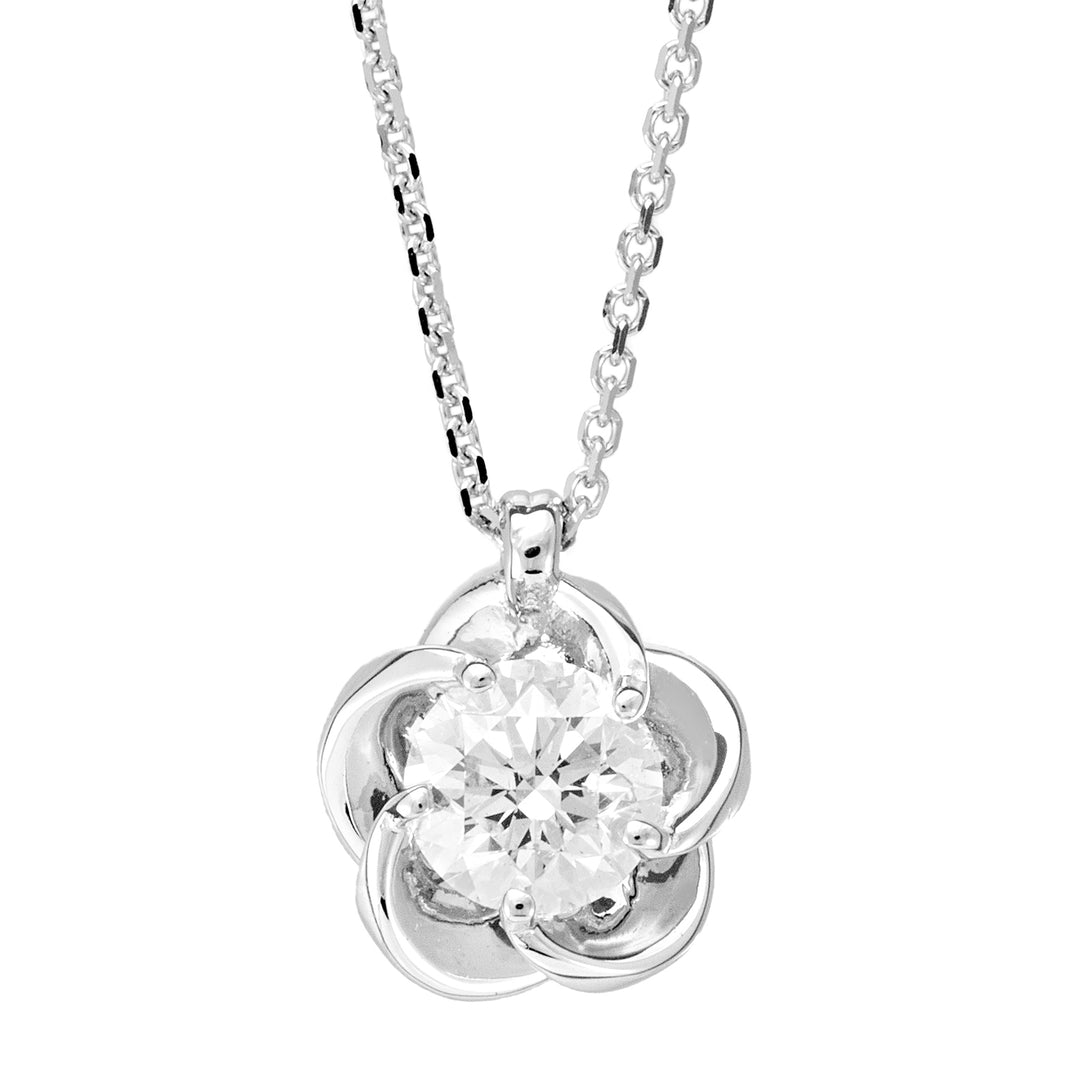 Golay rosette light point necklace PL014WDI-17010110045