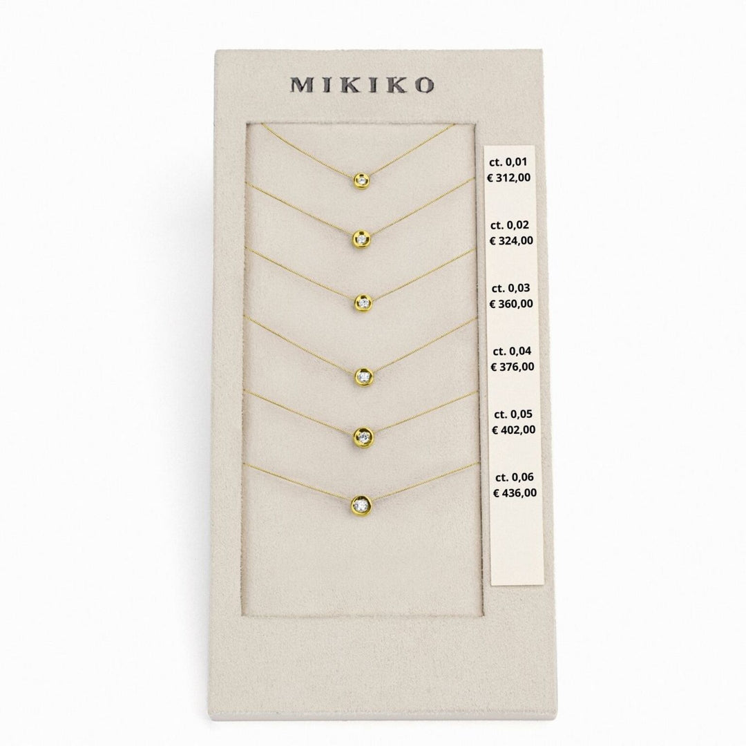 Mikiko package cl d5150 onion 18kt yellow gold 0.01-0.02-0.03-0.04-0.05-0.06 M.LIGHTBOX.66-G