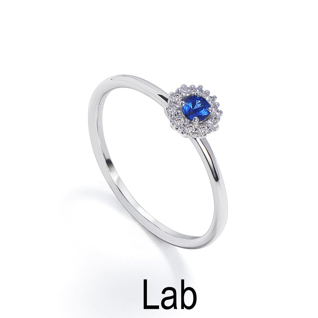 Nihama an 18k sapphire lab ct.0,12 diam. 0.07 ct size 2 NA5140O4ZFL012