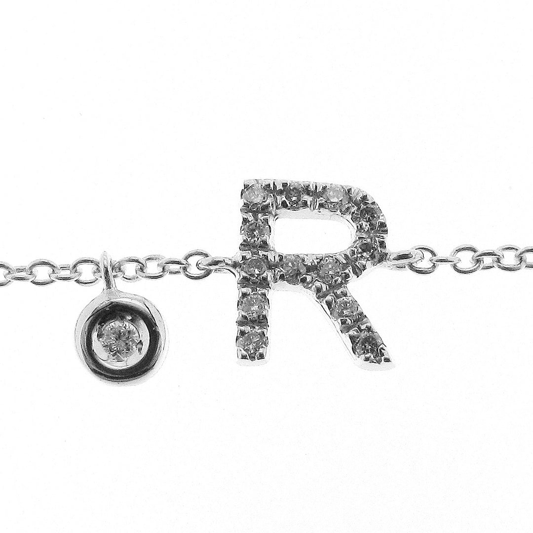 Golay bracelet with letter "r" ct. 0.05 BFPR-19135110067