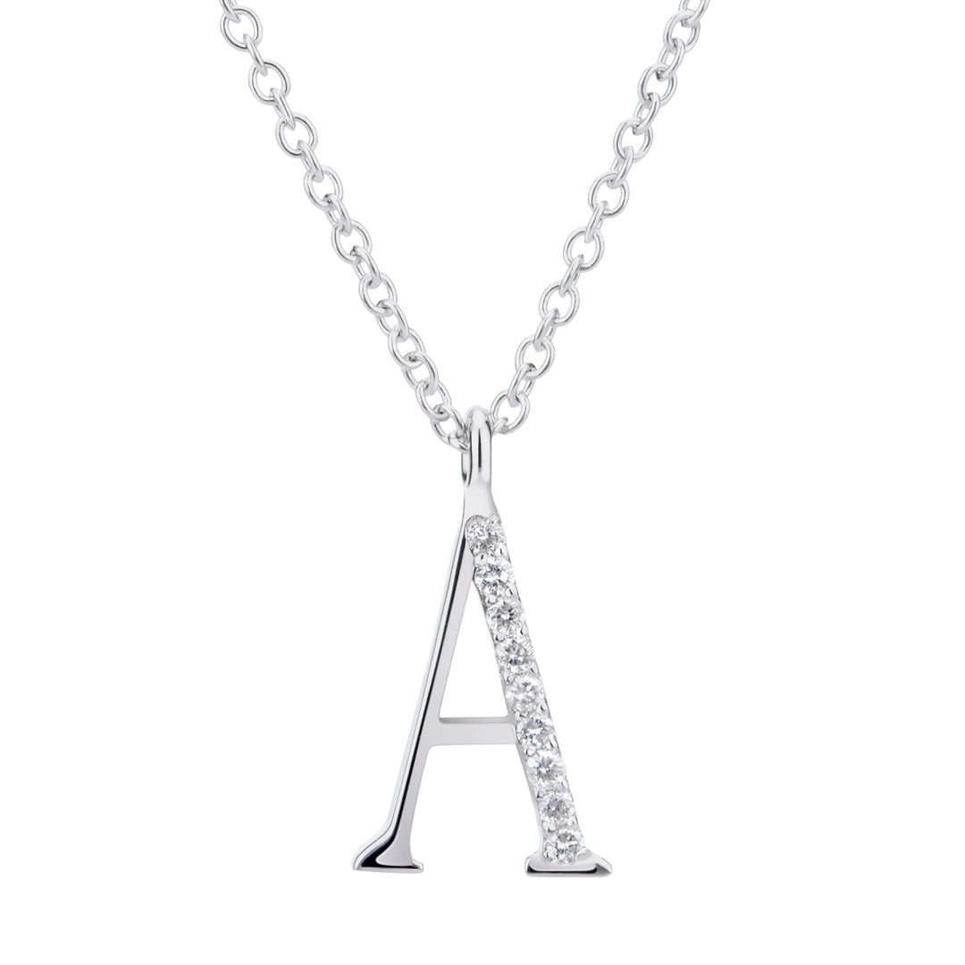 Golay cl 18k letter a big diam. 0.02 ct white gold GDGFAO4