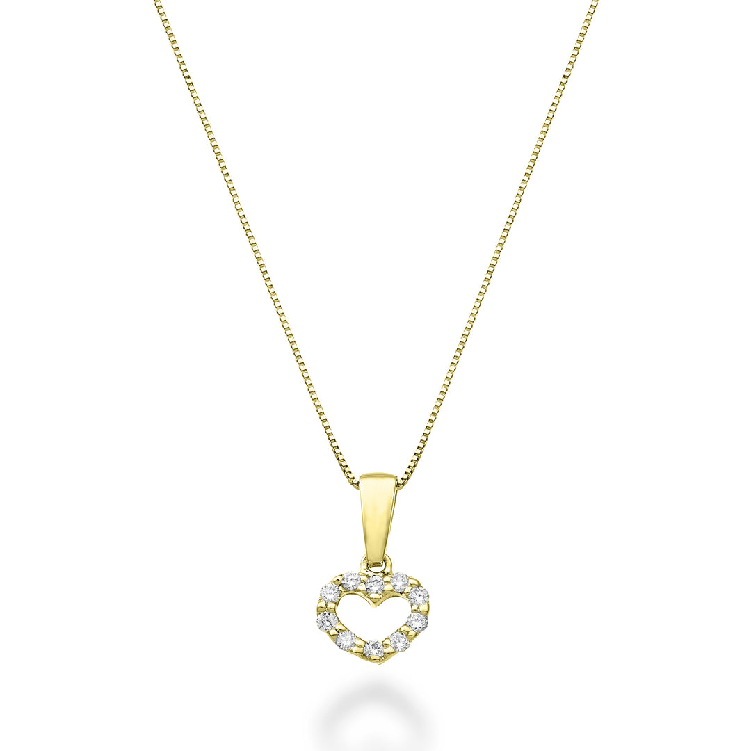 Nihama cl 18k ct.0.08 yellow gold ND5169O1BR008