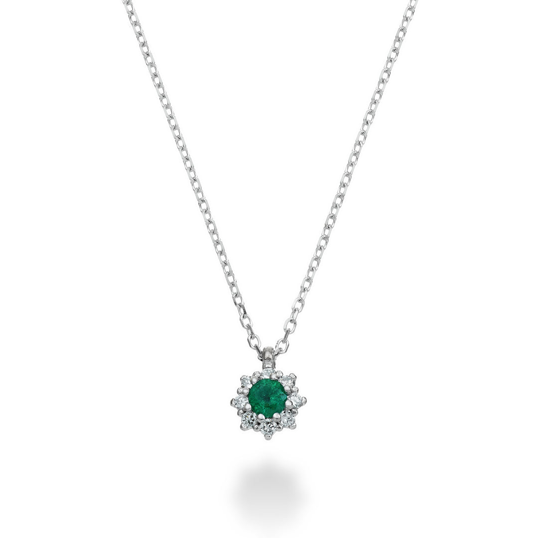 Nihama cl 18k emerald n. ct.0.07 diam. 0.04 ct size 1 ND5084O4SMN007