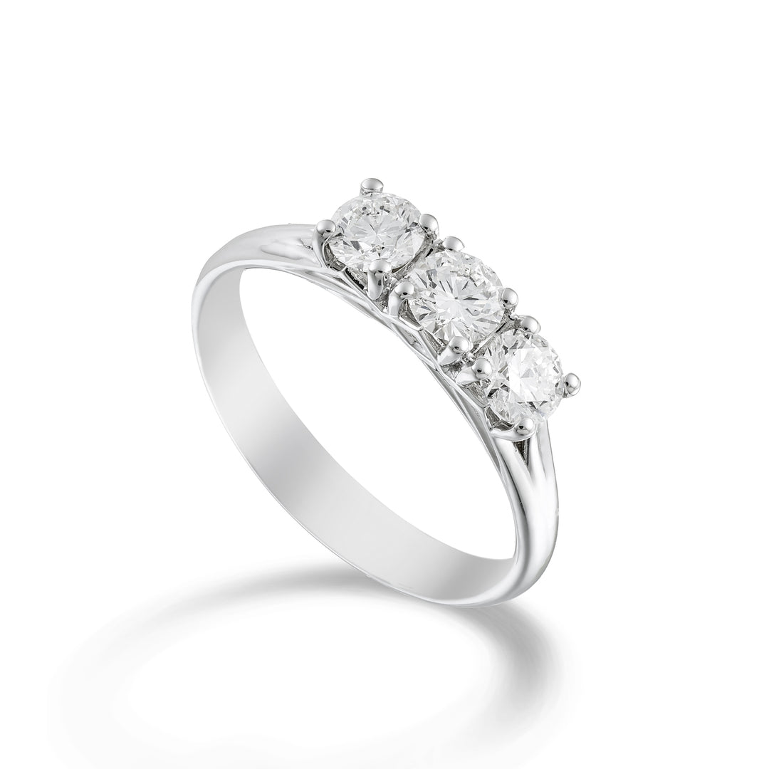 Golay linear trilogy ring 0.90 ct total ATRL400DI090-24143110173