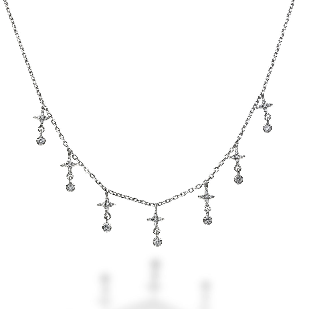 Mikiko cl ag925 white swarovski gems MD7563A4BIANCO0