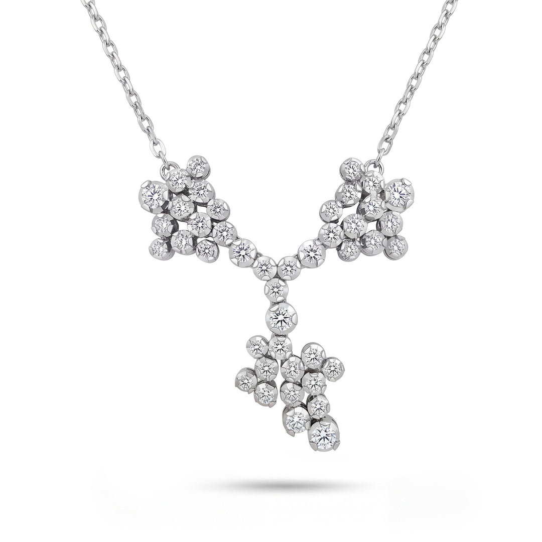 Golay chaos multistone pendant necklace with diamonds GMP879D-26134110153