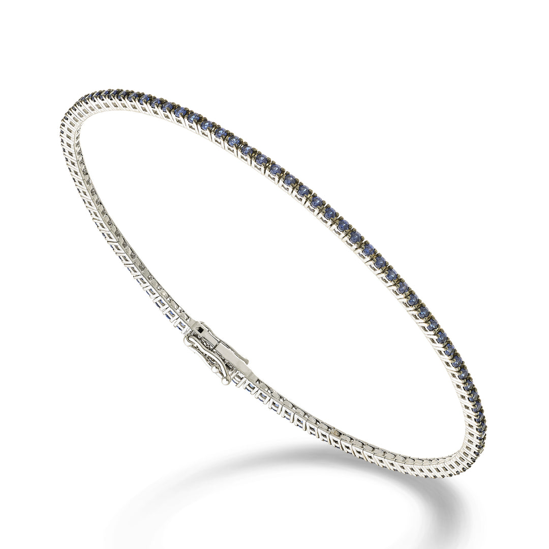 Nihama br tennis 18k sapphires ct.1,20 cm.17,2 - 94 settings NBTF0011ZBRO4