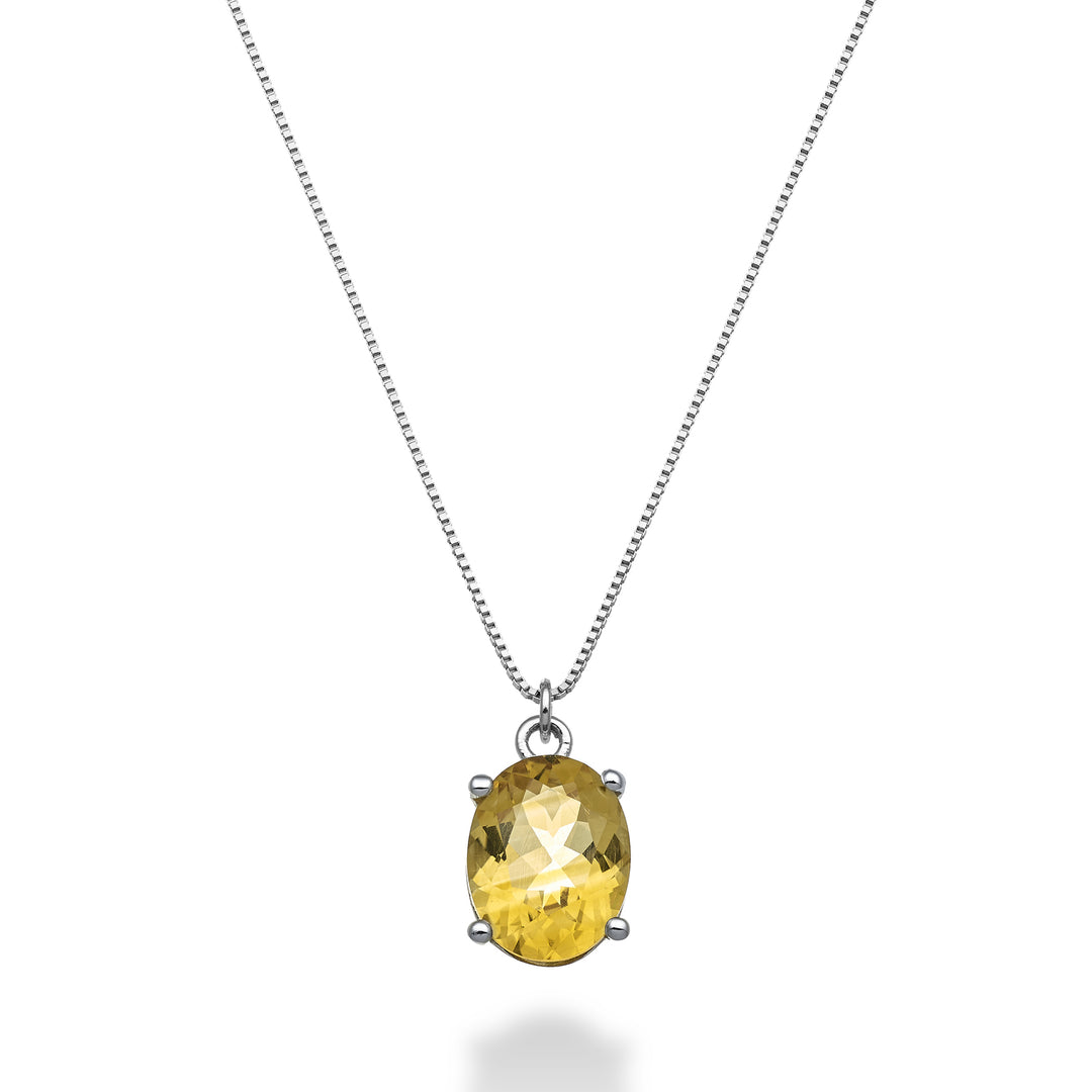 Nihama cl 18k oval citrine 9x7 ct.1,65 ND5143O4CITR
