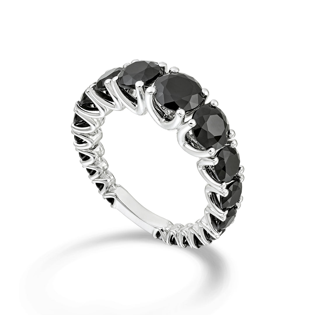 X-Diamond an 18kt black graduated spinel with white gold bar LXDABIC1498SBKO4