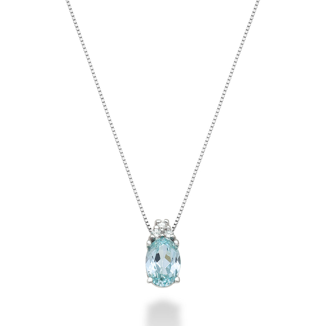 Nihama cl 18k paraiba tourmaline oval 7x5 ct.0.80 dia ct.0.045 ND5055O4PAR