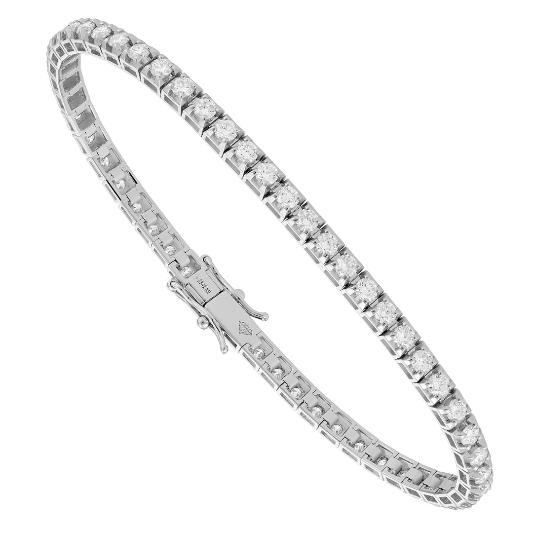World Diamond Group d.bianchi pyramid tennis bracelet ct 0.45 cm17.5 BTP590DI0005-175-25097110050