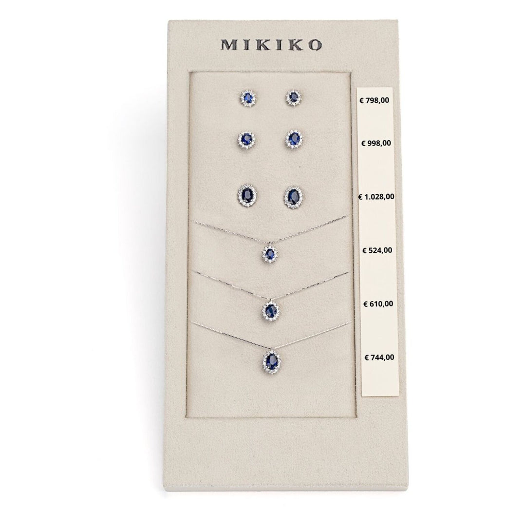 Mikiko package cl 5125/5126/5086 + or 5103/5014/5068 18kt oval 4x3/5x4/6x4 sapphire tr. M.LIGHTBOX.18-T