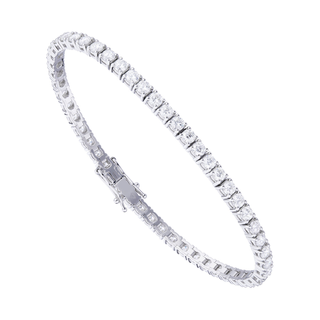 World Diamond Group tennis bracelet wire bezel 1.66 ct 17.5cm BTF001DI2-175-25261110187