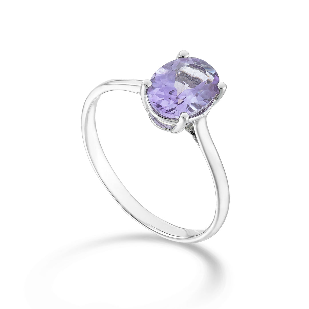 Nihama an 18k oval amethyst 8x6 ct.1,10 NA5172O4AMET