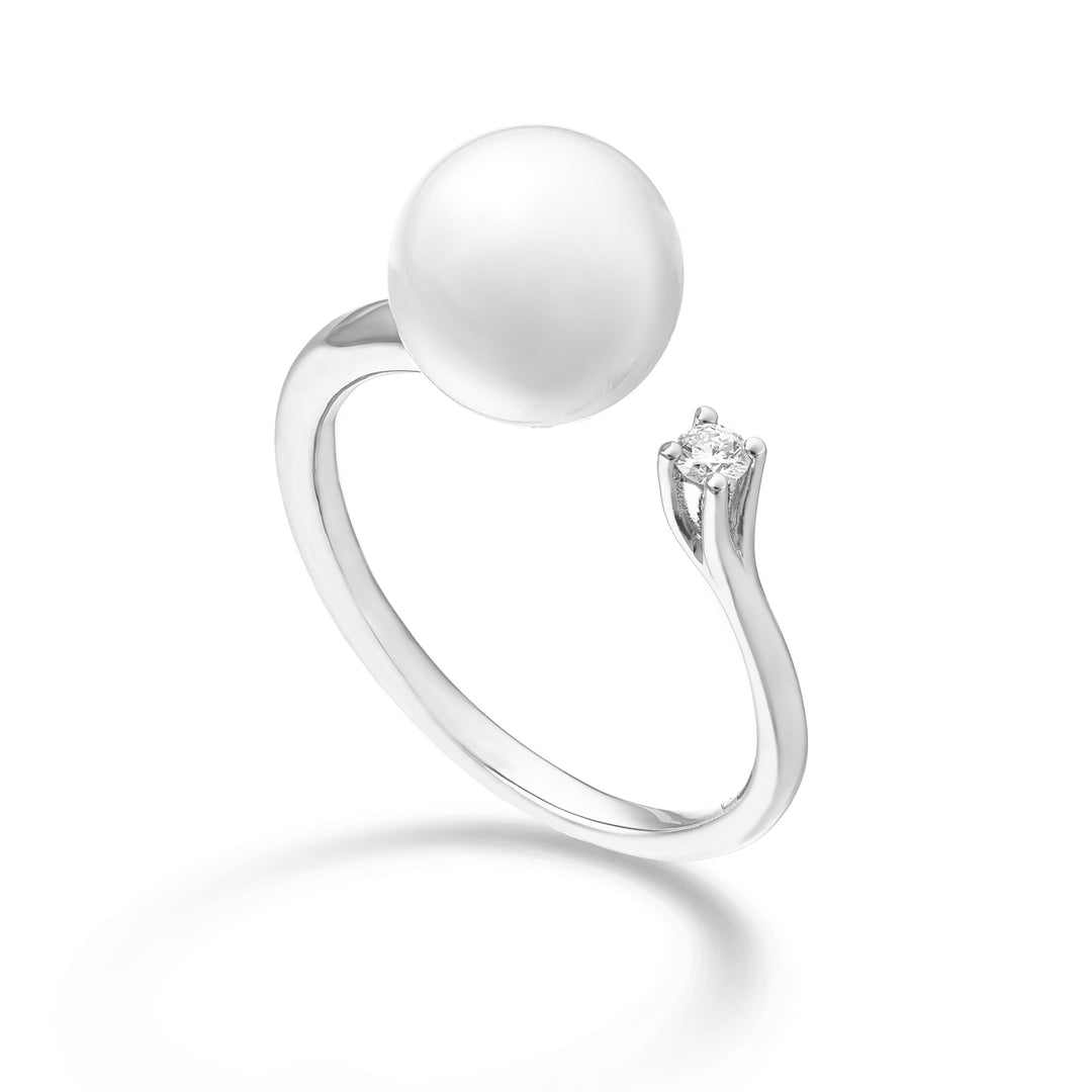 Mikiko an 18k fw 9/9.5 ct.0.05 MA0846O4FABI090
