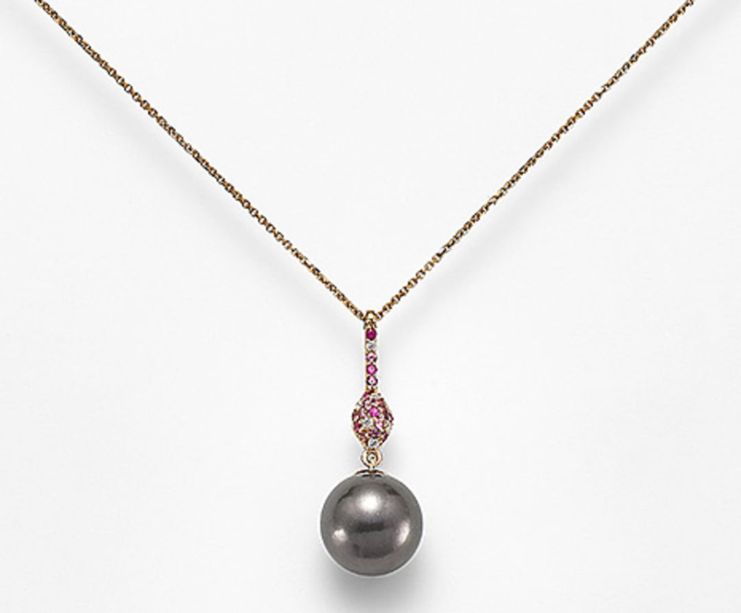 Mikiko cl 18k sspb 11/12 ct.0.06 rubies 0.071 ct tourmalin to 0.07 ct rhodolite 0.09 ct MD0986O3SANE110
