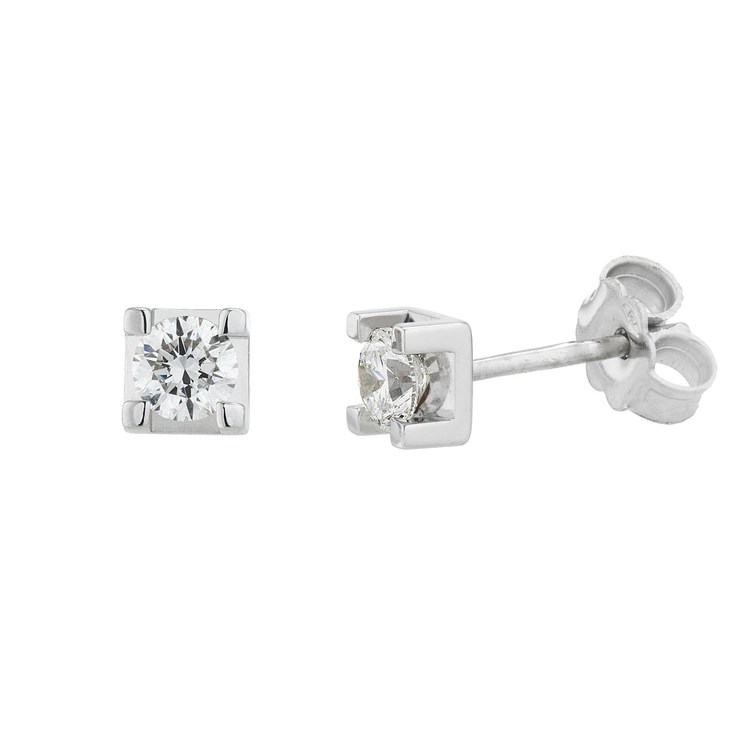 Golay square bezel turned earrings OIM004-16347110127